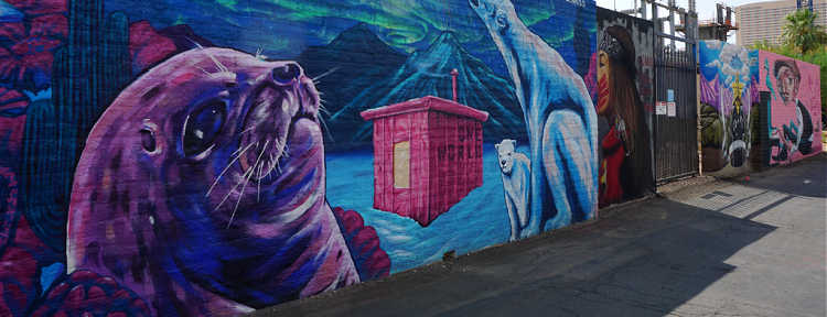 Roosevelt Row Mural in Downtown Phoenix