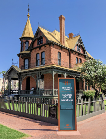 The Rosson House Museum in Heritage Square